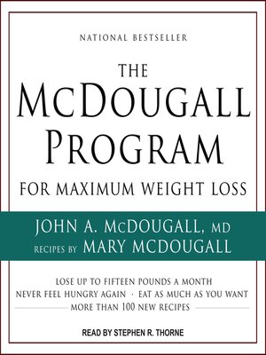 cover image of The McDougall Program for Maximum Weight Loss